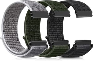 Ecogbd Nylon Replacement Watch Strap 16-22mm, Quick Release