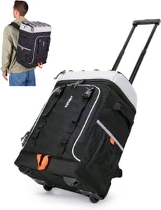 TOURIT 50-Can Rolling Cooler Backpack with Wheels, 30L, Beach