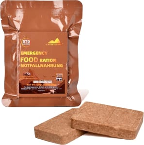 Emergency Rations, 20-Year Shelf Life, 6840 Kcal, Chocolate - £25.84 S&S