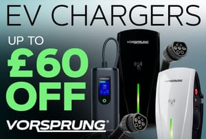 Vorsprung Electric Vehicle Chargers Extra £60 Off Chargers & Accessories