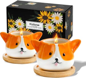 Kinforse Scented Candles Unique Corgi Gift for Women