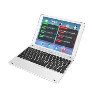 Arteck iPad 9.7/Air 1 Keyboard with Folio Case, 130 Swivel