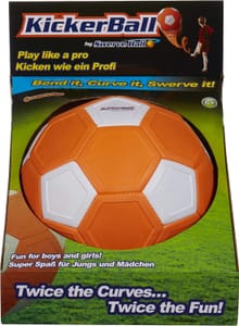 Stay Active Kickerball Swerve Ball Size 4 Indoor/Outdoor Orange/White