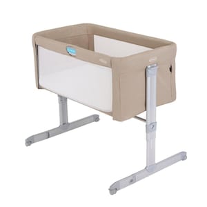 Graco Sweet2Sleep Bedside Bassinet/Crib, Oatmeal, 11-Height, 4 Tilt, Carry Bag