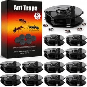 Puciuua 12 Ant Traps Indoor/Outdoor Bait Stations