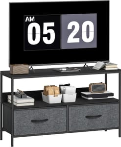 HOMCOM TV Stand Cabinet up to 47-Inch Black