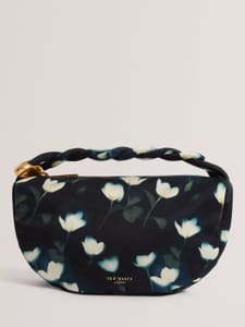 Ted Baker Isli Satin Hobo Grab Bag, Navy