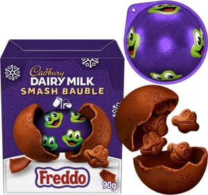 Cadbury Freddo Smash Bauble Dairy Milk Chocolate 90g