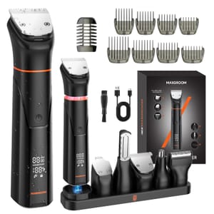 MAXGROOM 6-in-1 Beard Trimmer, IPX6 Wet/Dry