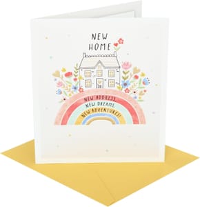 Greetings New Home Card
