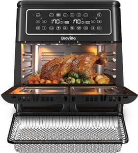Breville Halo Flexi Air Fryer and Large Mesh Tray, 2400W