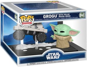 Funko Pop! Moments: Mandalorian & Grogu with Polar Mouse Droid