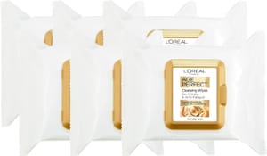 LOral Paris Age Perfect Cleansing Wipes for Mature Skin 6-Pack - £5.22 S&S