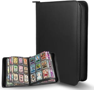 9-Pocket Trading Card Binder, 30-Page PU Album, 540 Pockets