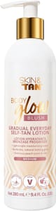 Skinny Tan Body Glow Blush Lotion Gradual Buildable Shimmer Tint - £6.17 S&S