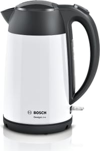 Bosch DesignLine Stainless Steel Cordless Kettle TWK3P421GB White & Black