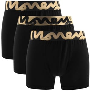Money 3 Pack Chop Boxer Shorts Black