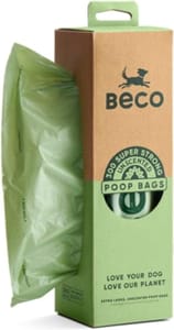 Beco Dog Poo Bags, 94% Recycled Plastic, Unscented XL Roll - £6.92 S&S