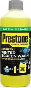 Prestone Eco Refill -10C Winter Screenwash Concentrate, 5L
