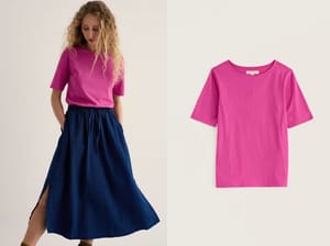 Poisson Plain T-Shirt in GOTS-Certified Organic Cotton