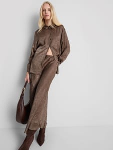 By Coleen Textured Satin Shirt