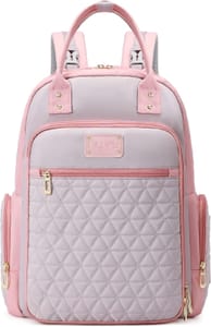 Homfu Diaper Bag Backpack for Mom and Dad, Gray