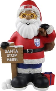 FOCO England 10-Inch Resin Santa, High End
