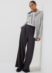 Grey Baby Cable Cardigan