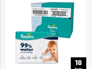 Pampers Total Wipes 18 X 60pk