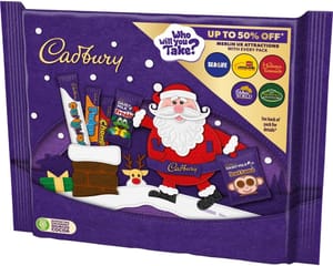 Cadbury Christmas Chocolate Selection Pack, 78g