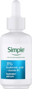 DEAL STACK - Simple Hydrate+ Hyaluronic Acid Serum with B5 - £4.09 S&S Voucher