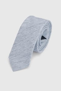 Burton Light Blue Tweed Look Tie
