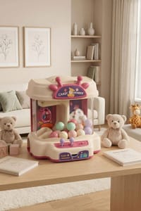 Household Clip Doll Claw Machine-Pink