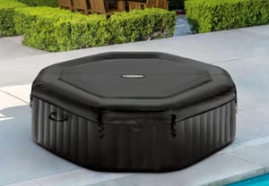 Intex 4-Person Onyx Black Octagon Spa Set, Multi-Colour