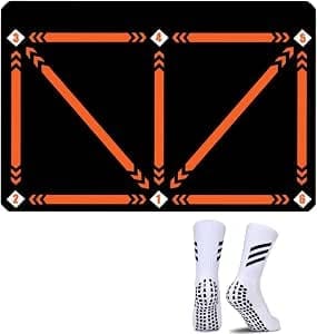 Vasedos Official XL Football Training Mat 90x60 Cm Neon Orange