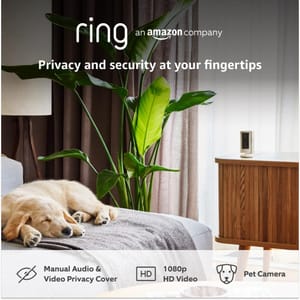 Ring Indoor Camera 2nd Gen Pet Security 1080p Two-Way Talk