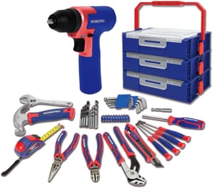 WORKPRO 43-Piece Stackable Box Tool Set