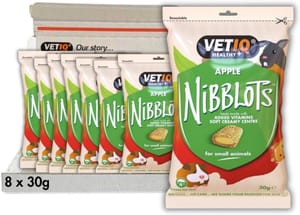 VETIQ Nibblots Apple Skin and Coat Vitamin Treats (8x30g) - £7.97 S&S