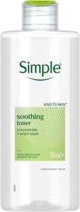 Simple Kind to Skin Soothing Toner, Alcohol-Free Witch Hazel - £1.95 S&S Voucher
