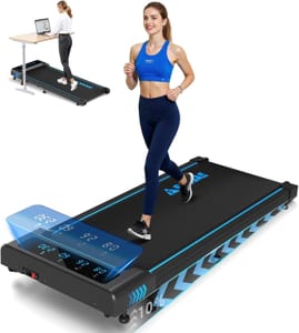 Under Desk Treadmill: 6.2 MPH, 10% Incline, 2.5HP, 150kg