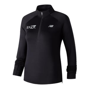 New Balance Women's Heat Grid Long-Sleeve Zip Running Top