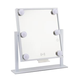 STYLPRO Music Mirror: Bluetooth, Wireless Charging, Dimmable Lights, Speakers