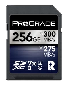 ProGrade Digital SDXC UHS-II V90 Iridium 256GB Memory Card