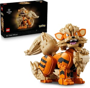 LEGO Pokmon Arcanine 72160 Set for Adults, Anime Figure Model Kit