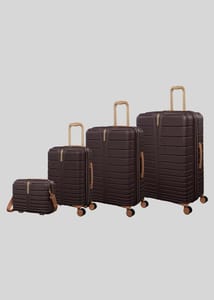 IT Luggage Chocolate Brown Fascinate Hardshell Suitcase Brown Cabin