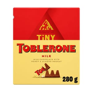 Toblerone Tiny Milk Chocolate with Honey & Almond Nougat Gift Box 280g