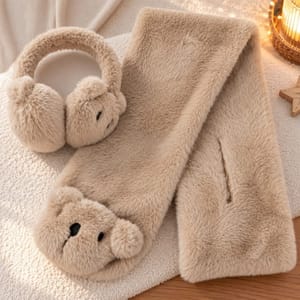 Originals Kids Teddy Earmuffs & Scarf