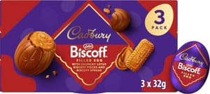 Cadbury Dairy Milk Biscoff Filled Chocolate Eggs (3 X 32g)