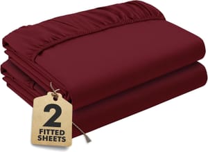 Novo Home 2-Pack Fitted Sheets, 35 Cm Extra Deep