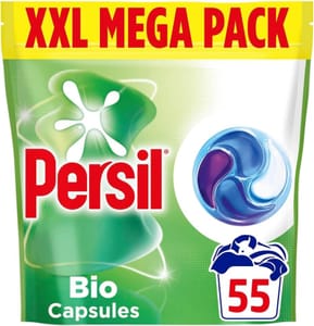 Persil Bio 4-in-1 Laundry Capsules 55 Washes Prime Deal £7.30/£6.53 S&s